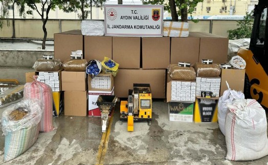 Aydın'da kaçak tütün operasyonu: 1 gözaltı