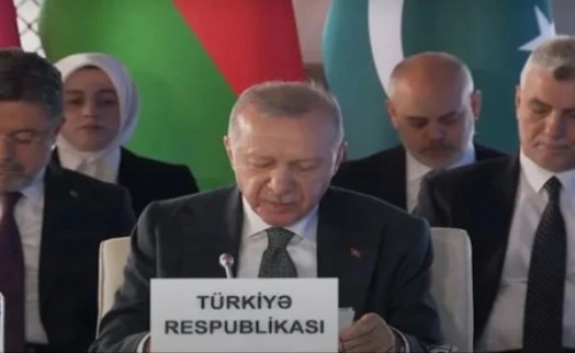 Azerbaycan'da Erdoğan'ın duraksaması dikkat çekti