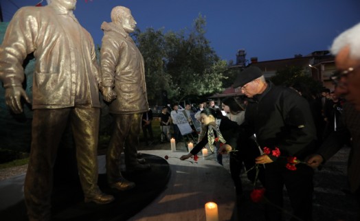 Bayraklı'da ‘Üç Fidan' anıldı