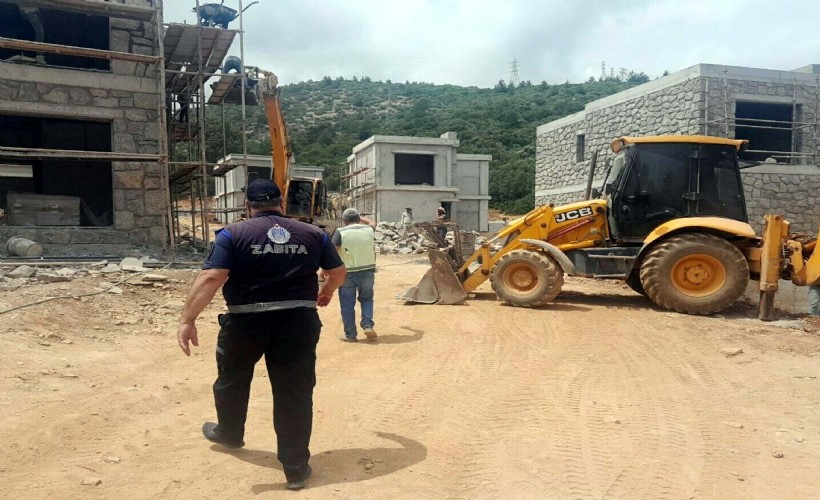 Bodrum'da inşaat yasağına uymayan firmalara ceza yağdı
