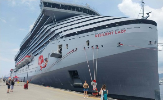 Bodrum'a denizden 2 bin 539 turist geldi