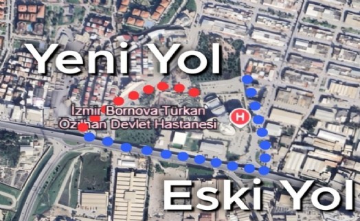 Bornova Belediyesi'nden 'Hayat kurtaracak yol': Hastane için yeni yol yapılıyor