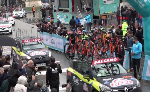 Cumhurbaşkanlığı Türkiye Bisiklet Turu'nun 5'inci etabına 'yağmur' engeli