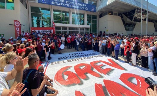 DİSK'ten Başkan Tugay'a sert yanıt: Gazetelerle, televizyonlarla, trollerle bizi yenemezler!