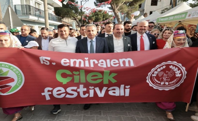 Emiralem Çilek Festivali'ne muhteşem başlangıç