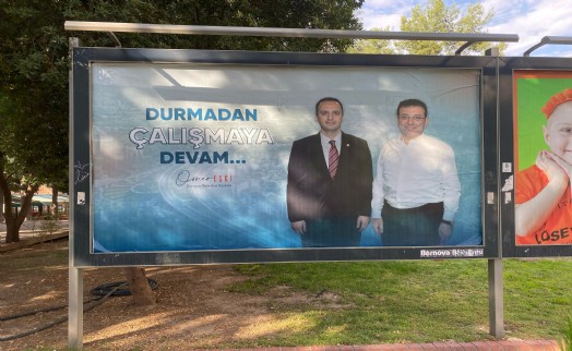 Eşki'den 'İmamoğlu' atağı: Fotoğraflarını sokaklara astı!