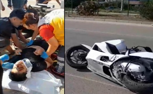 Fethiye'de kamyonetle çarpışan motosikletin sürücüsü kurtarılamadı