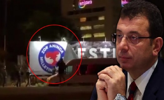 İstanbul'da gece operasyonu: Ekrem İmamoğlu afişleri söküldü
