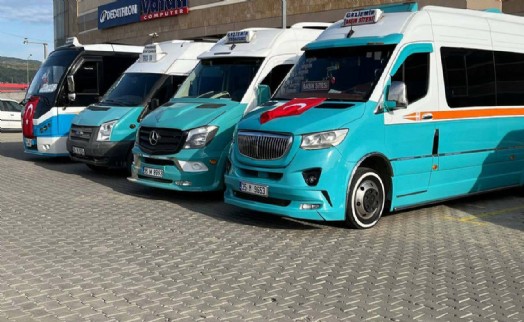 İzmir'de minibüsçüler kontak kapattı