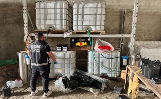 İzmir'de sahte alkol operasyonu: 7 gözaltı