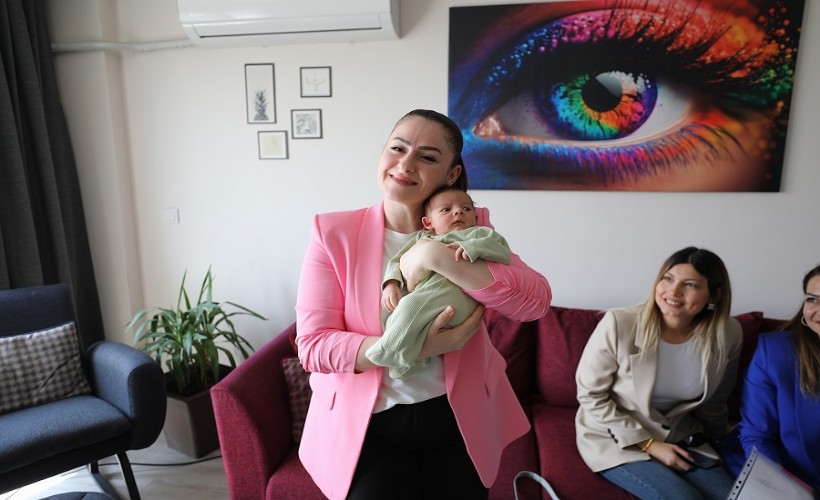 Menderes'te 'hoş geldin 200. bebek'