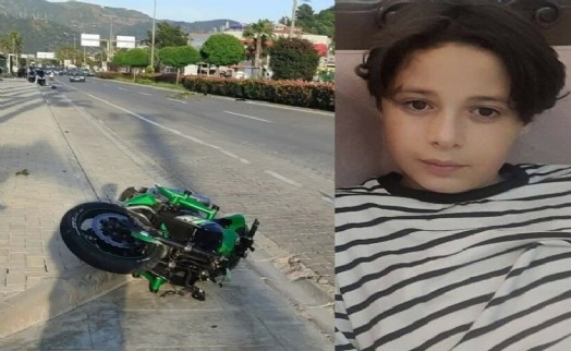 Motosikletin çarptığı 12 yaşındaki Görkem Mehmet hayatını kaybetti