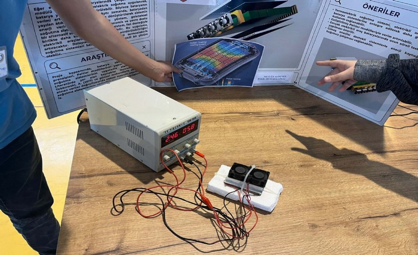 Öğrencilerden elektrikli otomobillerde bataryanın ömrünü uzatan proje