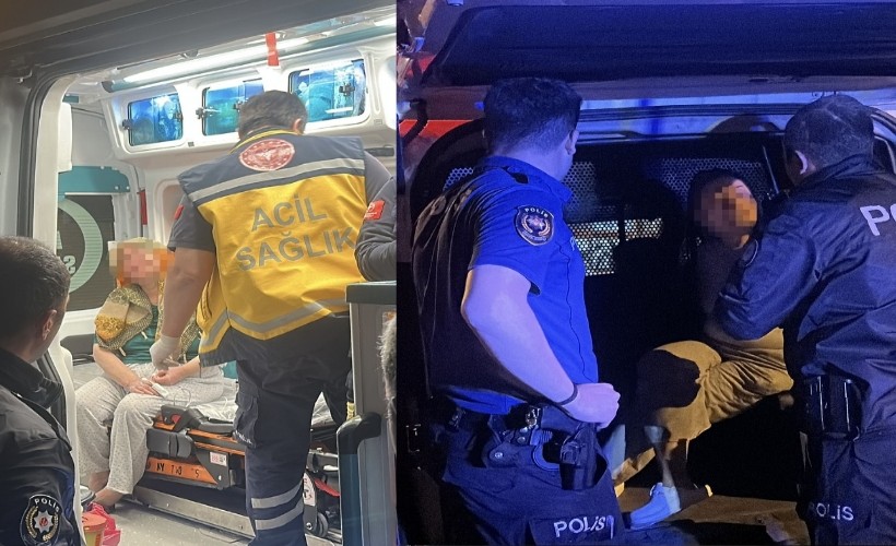 Sevgilisinden ayrılan alkollü kadın, annesini bıçakla rehin aldı