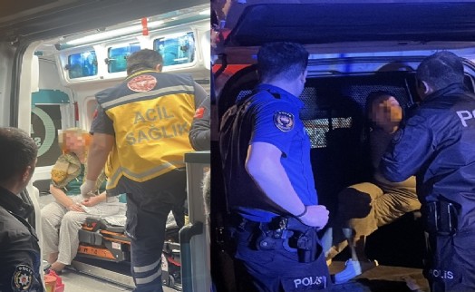 Sevgilisinden ayrılan alkollü kadın, annesini bıçakla rehin aldı