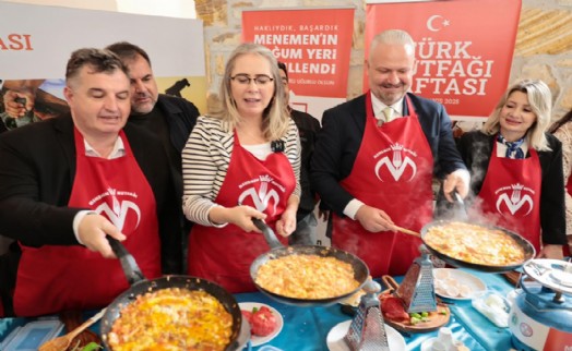 Türk Mutfağı Haftası'na Menemen damgası! Pehlivan ve Çankırı kolları sıvadı