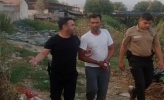 8 yıl hapisle aranan firari hükümlü, derede yakalandı