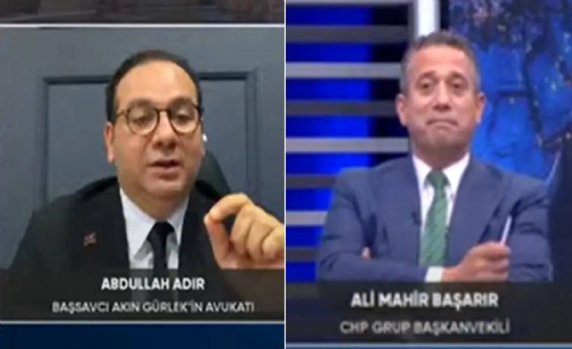 Akın Gürlek'in avukatı ve CHP'li Başarır karşı karşıya geldi