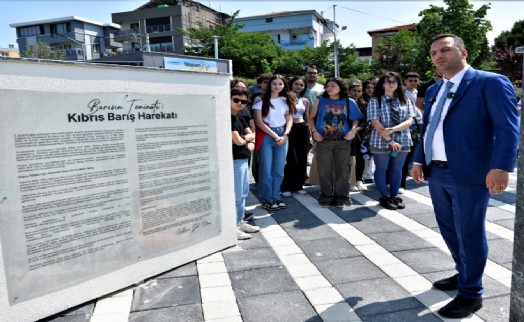 Başkan Eşki'den gençlere tarih dersi: Kıbrıs Barış Harekatı'nı anlattı