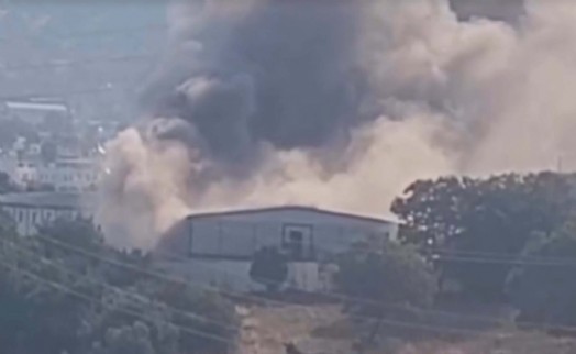 Bodrum'da yangın; 30'a yakın konteyner zarar gördü!