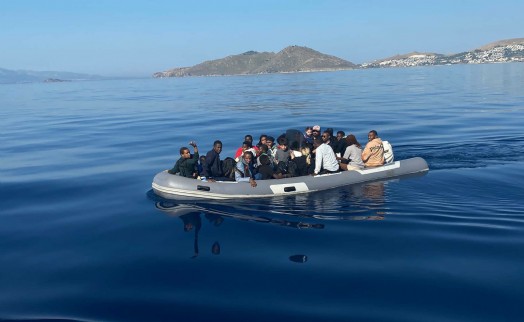 Bodrum'da 25 kaçak göçmen yakalandı