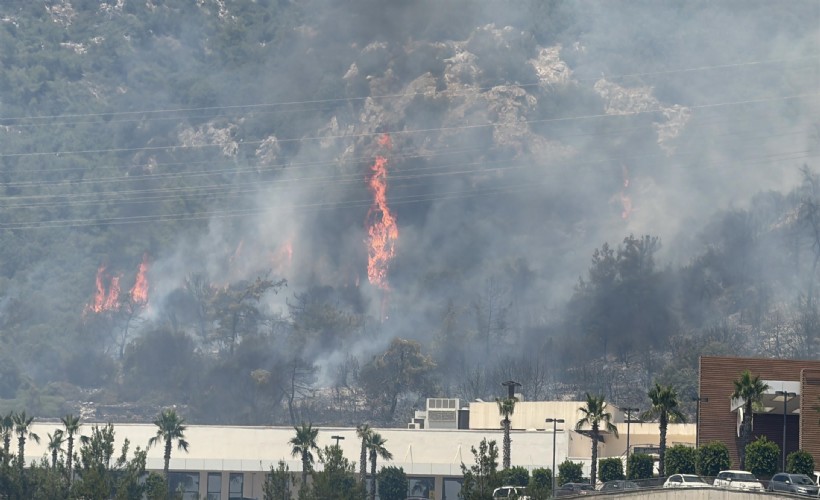 Bodrum’da maki yangını; Kontrol altına alındı