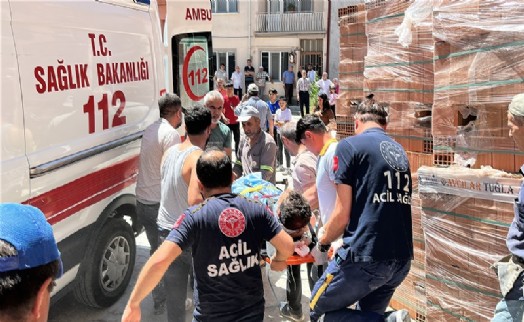 Elektrik akımına kapılan işçi ağır yaralandı