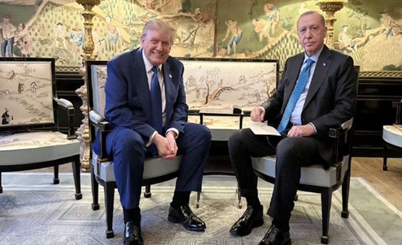 Erdoğan ile Trump Hollanda'da bir araya geldi