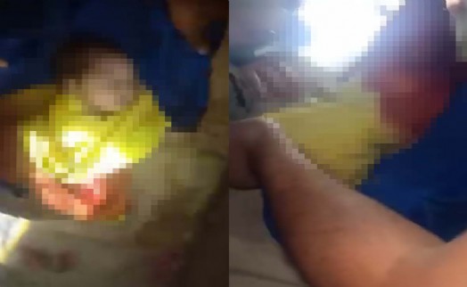 Evin çatısında doğan bebek hayatını kaybetti