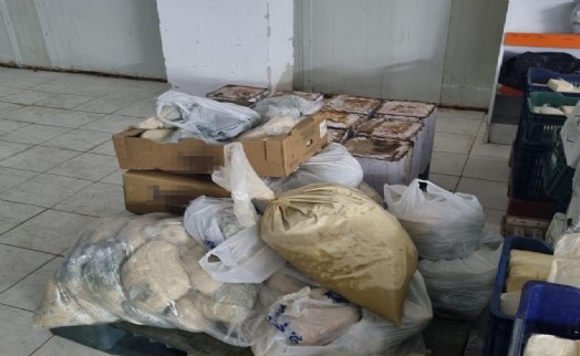 İzmir'de ele geçirildi... Mide bulandıran görüntüler