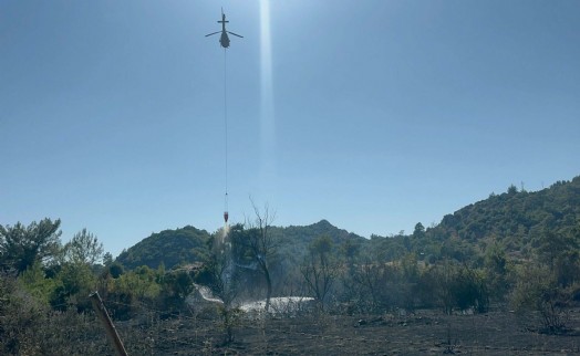 Marmaris'te yangın; 45 dakikada kontrol altına alındı