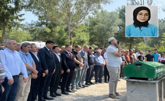 Marmaris'teki depremin acı kaybı Afra Nur son yolcuğuna uğurlandı
