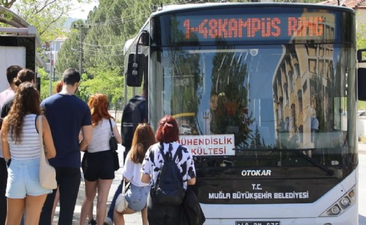Muğla'da Menteşe-Akyaka hattında da ulaşım öğrenciye 1 lira