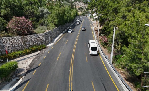 Ölüdeniz'de 3'üncü etap yol çalışmaları tamamlandı
