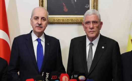 TBMM Başkanı Kurtulmuş ile Dervişoğlu görüşmesi başladı