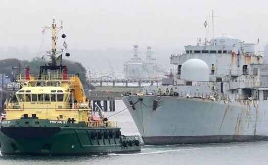 Tepkilere yol açan zehir gemisi HMS Bristol Aliağa'ya geliyor!