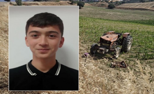 Traktör, tarlaya uçtu; 16 yaşındaki Yusuf yaşamını yitirdi