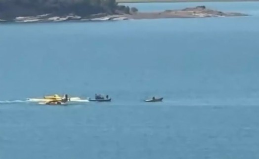 Yangın söndürme uçağı göle düştü! Bakan Yumaklı'dan ilk açıklama