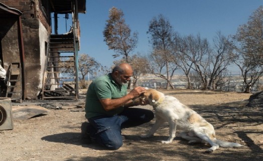 Aliağa yangınında yaralanan Kaptan'ı büyükşehir yalnız bırakmadı