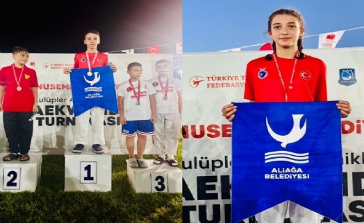 Aliağa'nın minik şampiyonları Manisa'dan zaferle döndü