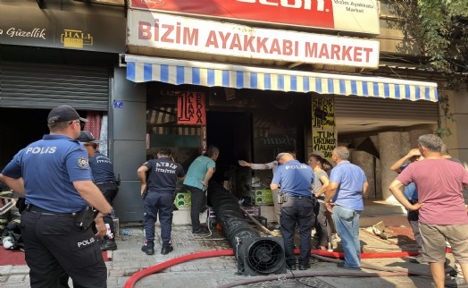 Aydın'da iş yerinde yangın