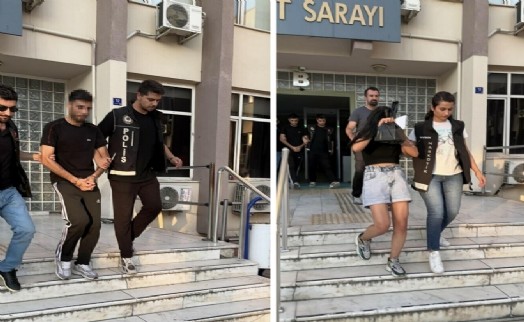 Aydın'da otomobilde uyuşturucu ile yakalanan 2 şüpheli tutuklandı