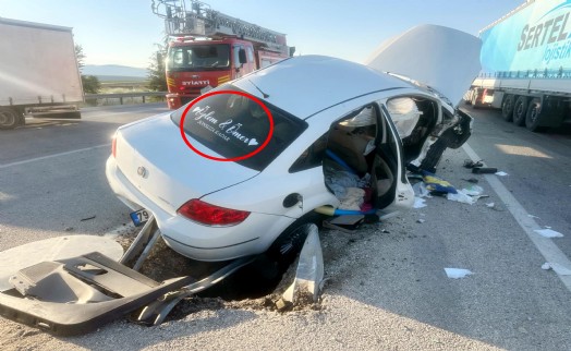 Balayından dönüş yolunda feci kaza: Üsteğmen hayatını kaybetti