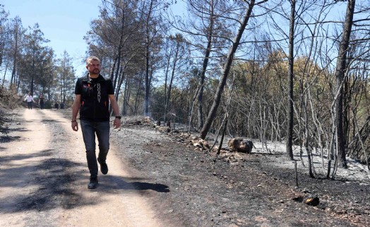Başkan Duman yangın bölgesinden seslendi: 'Anka kuşu misali küllerimizden yeniden doğacağız'