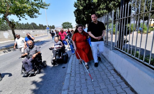 Başkan Eşki engelleri yerinde gördü, çözüm için yürüdü