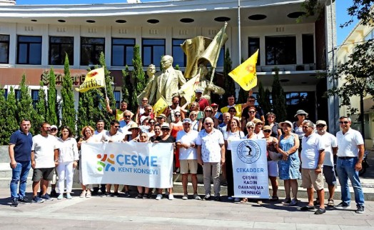 Çeşme'de STK'lardan DSİ'ye Çağrı: 'Vanaları aç'
