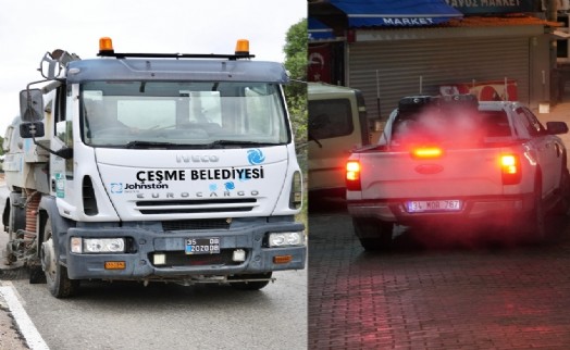 Çeşme'de yaz temizliği ve ilaçlama seferberliği: 24 saat kesintisiz hizmet