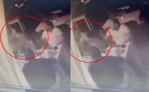 Eğlence mekanında kıskançlık krizi! Arkasından yaklaştığı kadının başını masaya vurdu