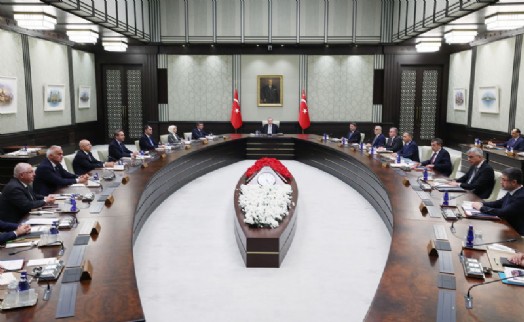 Kabine toplantısı sona erdi..