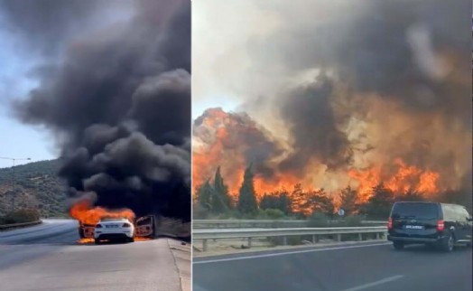 Kabus geri döndü! İzmir'de iki ilçede birden orman yangını!